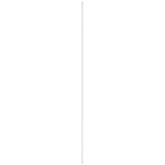Standard Downrod - Matte White