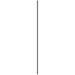 Standard Downrod - Matte Black