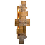 Langham Wall Light - Vintage Brass / Clear