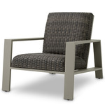 Belle Vue Outdoor Chair - Gray / Gray Faux Rattan