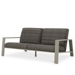 Belle Vue Outdoor Sofa - Gray / Gray Faux Rattan
