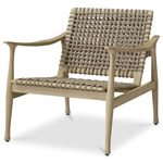 Manzo Outdoor Chair - Aged Teak / Griege Rope