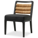 Luberon Dining Chair - Black / Natural Seagrass