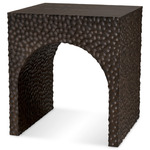 Caldera Side Table - Ebony Oak Veneer