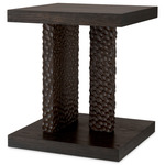 Bravon Side Table - Ebony Oak Veneer
