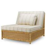 Hampton Outdoor Modular Sofa - Rattan / Saville Beige