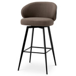 Camerota Stool - Scalea Gray / Black