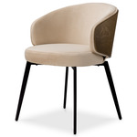 Camerota Dining Chair - Sabino Beige / Walnut