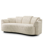 Marbella Sofa - Black / Creststone Beige