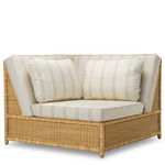 Hampton Outdoor Modular Sofa - Rattan / Saville Beige