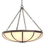 Jenkins Chandelier - Bronze / White