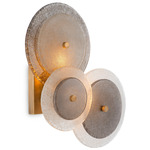 Hyde Wall Sconce - Vintage Brass / Clear