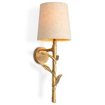 Farini Wall Sconce - Vintage Brass / Off White