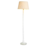 Massimo Floor Lamp - White / Natural