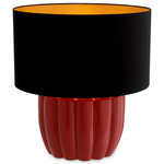 Barocco Table Lamp - Red / Black