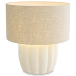 Barocco Table Lamp - Off White / Off White
