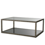 Bethesda Coffee Table - Bronze / Clear