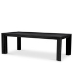 Metropolitan Dining Table - Black Open Grain Veneer