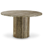 Florence Dining Table - Silver Travertine