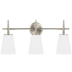 Driscoll Bathroom Vanity Light - Brushed Nickel / Opal Etched