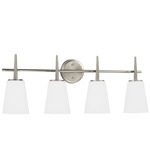 Driscoll Bathroom Vanity Light - Brushed Nickel / Opal Etched