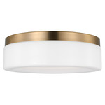 Rhett Ceiling Light - Satin Brass / Etched White