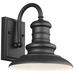Redding Station Wildlife Friendly Outdoor Wall Light - Textured Black