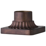 Square Pier Mount - Copper Oxide