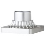 Square Pier Mount - Painted Brushed Steel