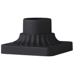 Square Pier Mount - Textured Black