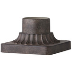 Square Pier Mount - Weathered Chestnut