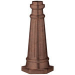 Outdoor Post Base - Copper Oxide