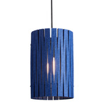 Kerflights P2 Felt Pendant - Black / Admiral Felt