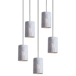 Kerflights Cluster Pendant - Black / Nickel Felt
