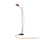 Ms. Bowjangles Floor Lamp - Black / Orange