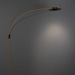 Ms. Bowjangles Plug-In Wall Sconce - Black / Orange