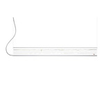 Nalum Linear Pendant - Aluminum / Clear