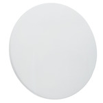 Ambiance Disc Backlit Wall Sconce - Gloss White