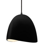 Radiance Brisa Pendant w/ Black Cord - Matte Black / Carbon