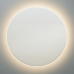 Ambiance Disc Backlit Wall Sconce - Bisque