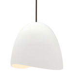 Radiance Brisa Stem Pendant - Dark Bronze / Bisque