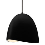 Radiance Brisa Pendant w/ Black Cord - Matte Black / Carbon