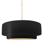 Radiance Pendant - Brushed Brass / Carbon