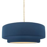 Radiance Pendant - Brushed Brass / Midnight Sky