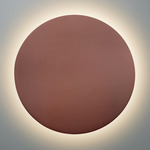 Ambiance Disc Backlit Wall Sconce - Canyon Clay