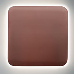 Ambiance Square Backlit Wall Sconce - Canyon Clay