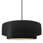 Radiance Tier Stem Pendant - Brushed Nickel / Carbon