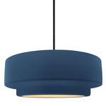 Radiance Tier Stem Pendant - Matte Black / Midnight Sky