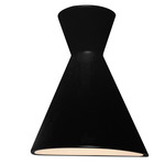 Ambiance Retro Up Down Light Wall Scone - Carbon Matte Black