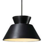 Trapezoid Stem Pendant - Matte Black / Carbon
